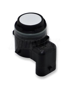 9283201 Mini Klappe F56 1x Vorne Stoßstange Ultraschall Parksensor Weiß Silber