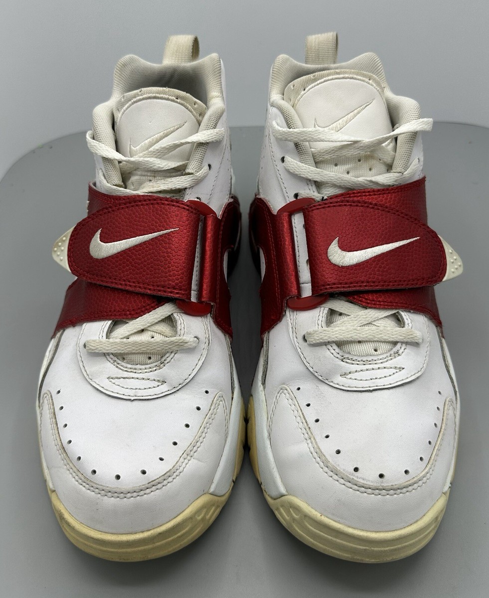 Size 10.5 - Nike Air Veer White University Red for sale