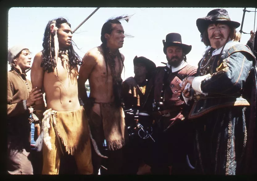 SQUANTO A WARRIORS TALE CAST Adam Beach Irene Bedard Eric Schweig 1994  SLIDE 1 | eBay