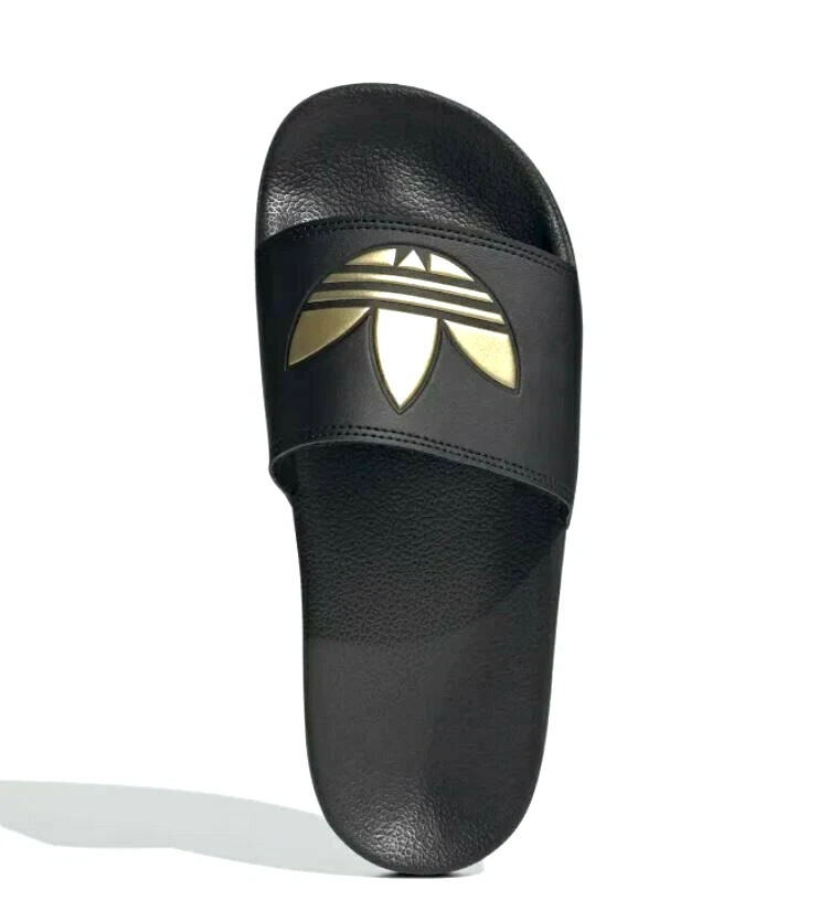 NUOVI SANDALI DA DONNA ADIDAS ADILETTE LITE ~ TAGLIA 9 #GZ6196 NERI ORO