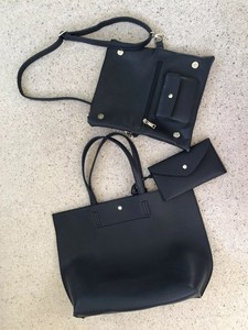 ladies navy blue handbags