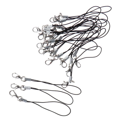 10Pcs Lanyard keychain for USB flash drive strap string bl-b _aa - Afbeelding 7 van 8