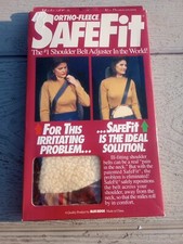 Safe Fit Shoulder Belt Adjuster Ortho-Fleece Reposition Away From Neck