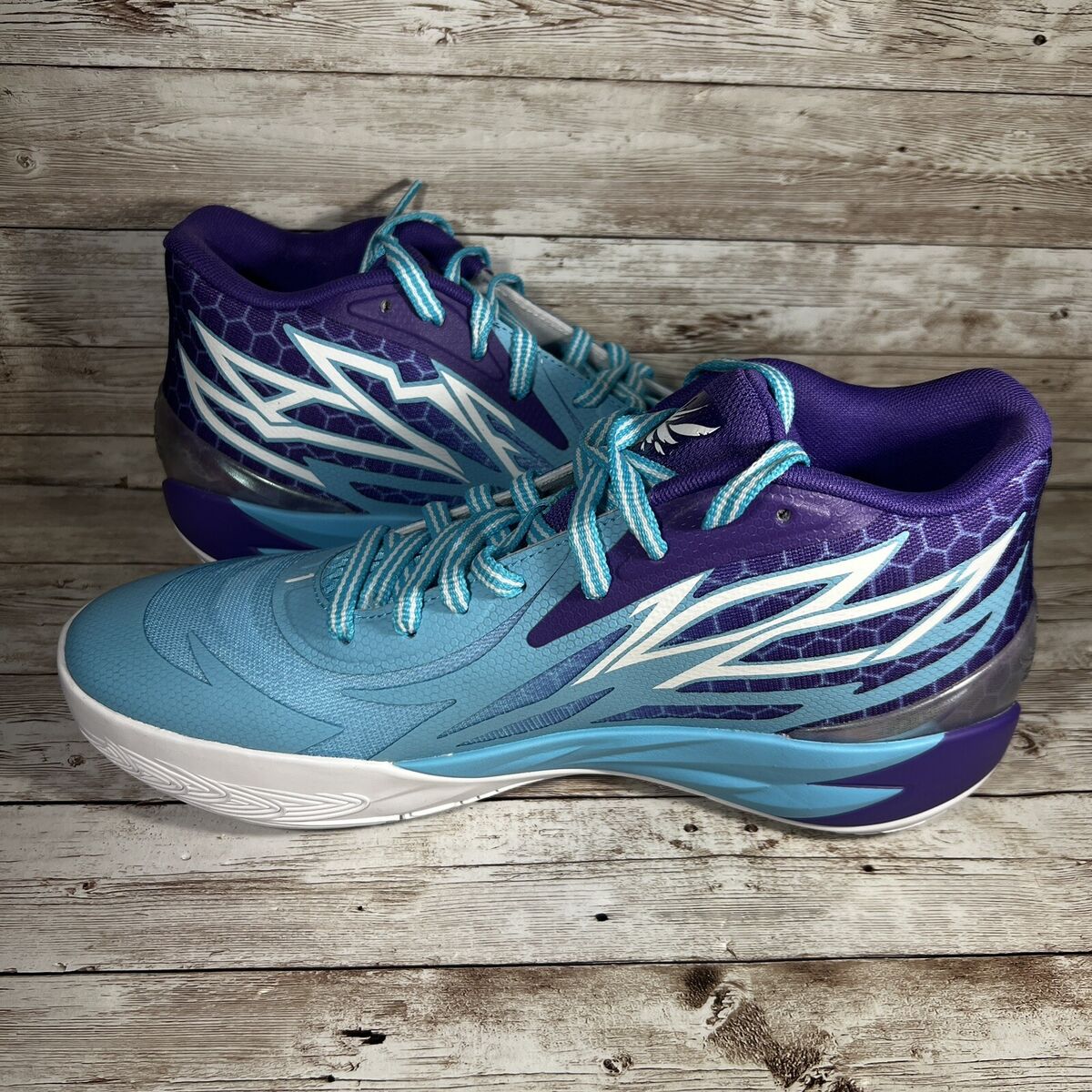 Puma LaMelo Ball MB.02 Queen City Teal/Purple Basketball Puma LaMelo Ball MB.02 Queen City Teal/Purple Basketball