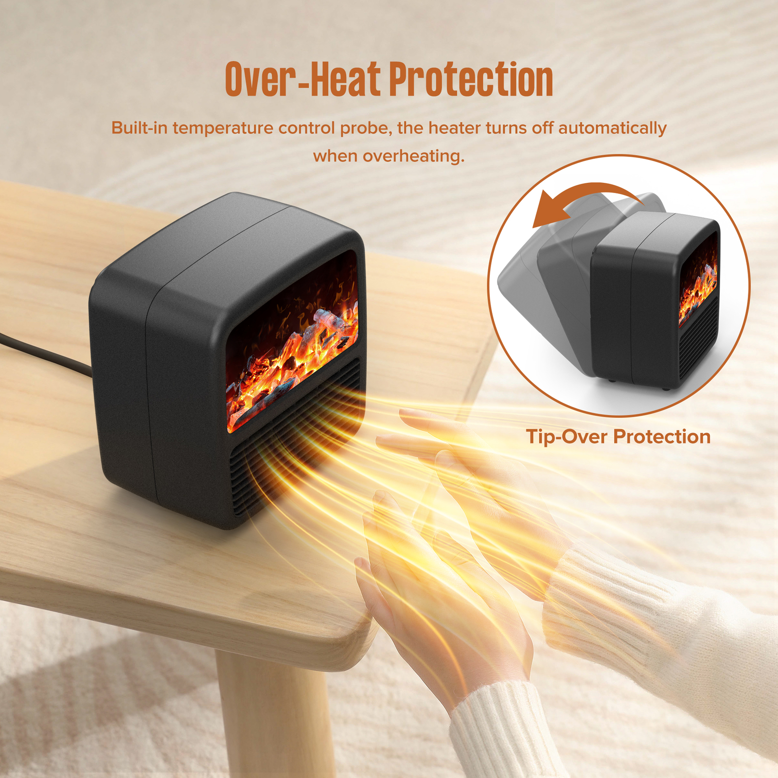 1500W Portable Electric Ceramic Space Alpha Heater Fan with Timer Remote  Control | eBay