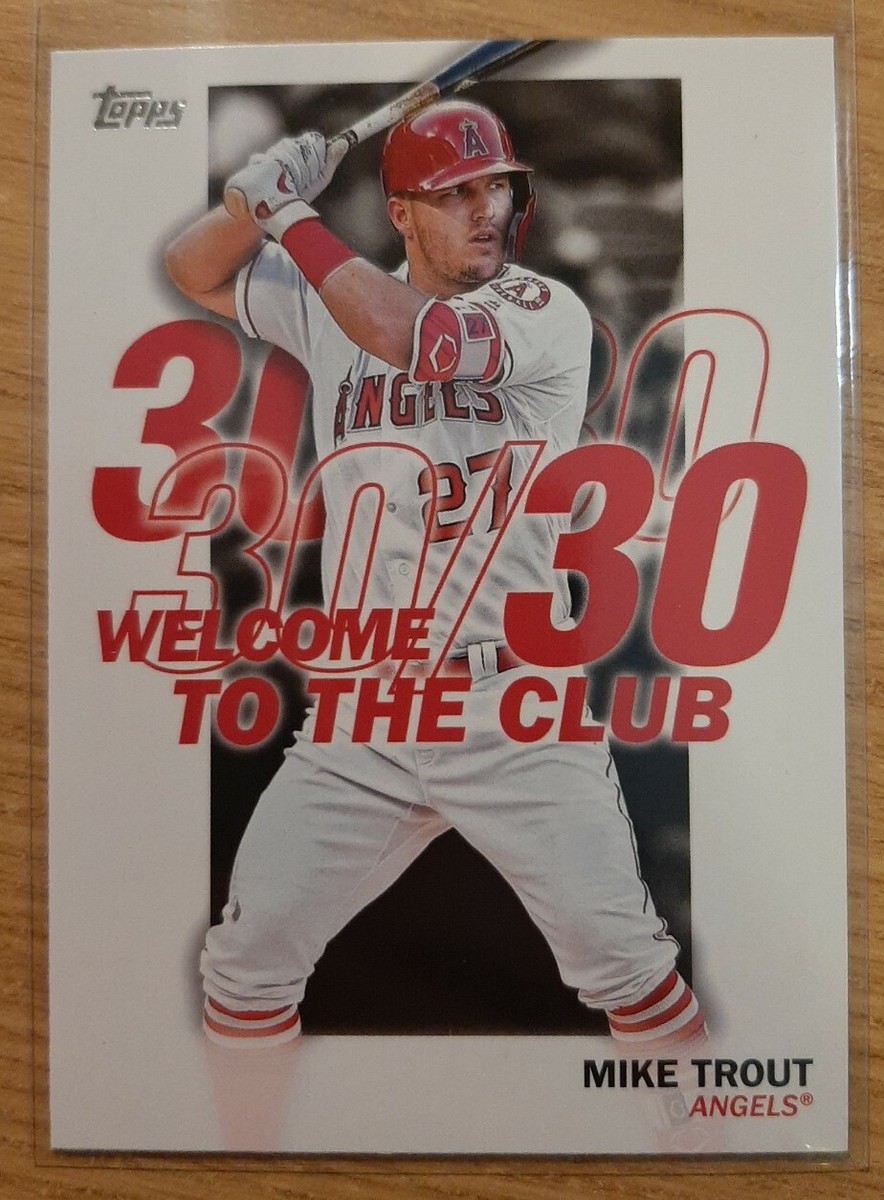 2023 TOPPS WELCOME TO THE CLUB MIKE TROUT #15 LOS ANGELES