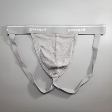 Papi Men's Gray Jockstrap