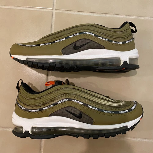 Nike Air Max 97 UNDFTD Militia Green Black White Orange DC4830-300 US Men 8.0