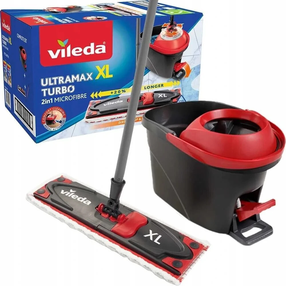 Balai électrique et microfibre Vileda XL SuperMocio | Leroy Merlin