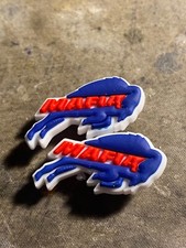 Buffalo bills shoe charm pair button back