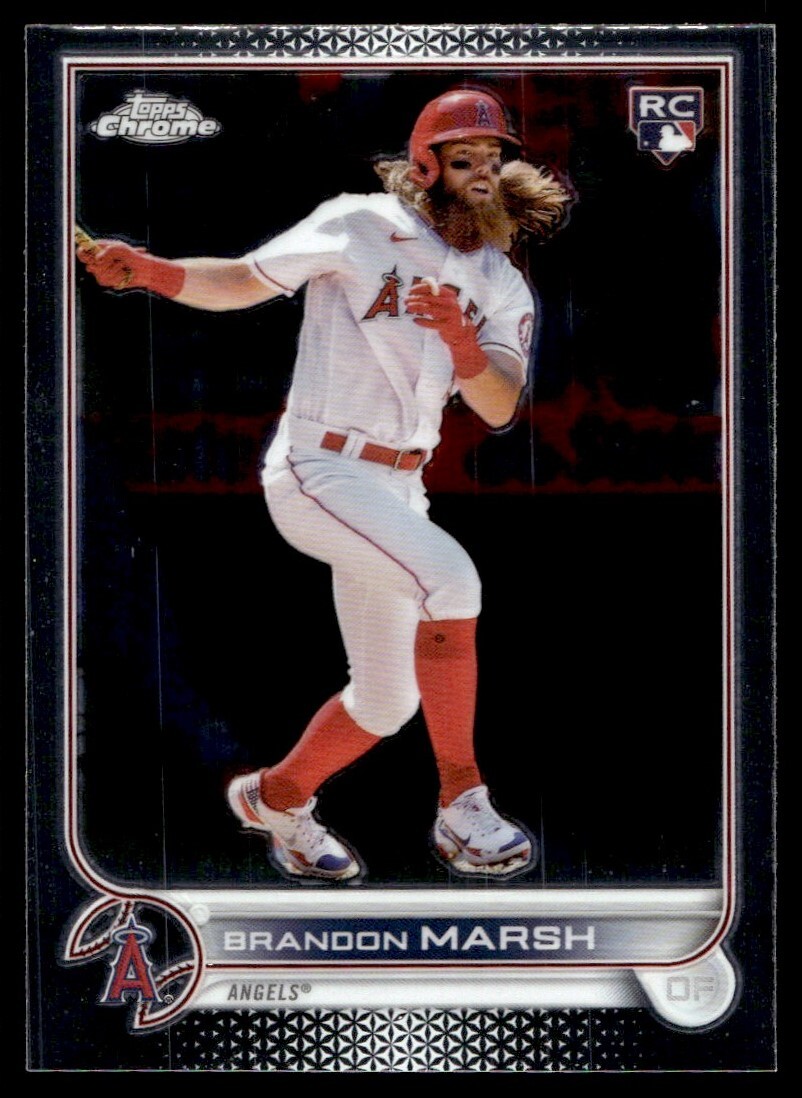 2022 Topps Chrome Sonic Brandon Marsh Rookie G64 Los Angeles Angels #133