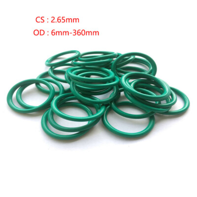 Grüner FKM Fluorkautschuk O-Ring Dichtung Hochtemperatur CS 2.65mm OD 6mm-360mm