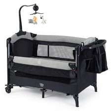 5-in-1 Pack and Play Portable Baby Playard w Bassinet Diaper Changer JOY Bedside