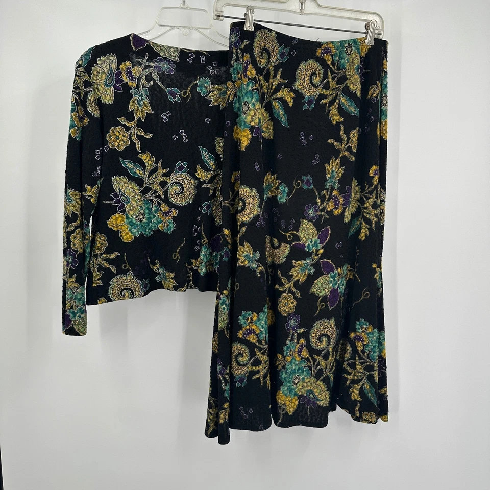 Mirasol женщин винтажный Whimsigoth цветочный два изделия комплект размер S богемное Luxe Artsy - Изображение 2 из 4