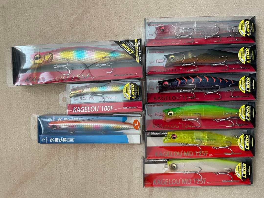 Seabass lure lucky bag 27 items Blue Blue Megabass Jumprize - Image 6