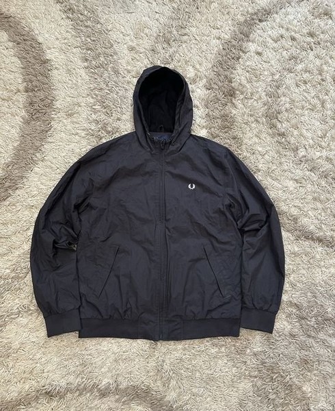 Men Fred Perry Jacket Black 40