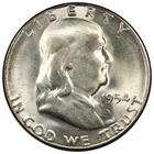 1954-S Franklin Half Dollar BU+ Uncirculated Better Date A2854