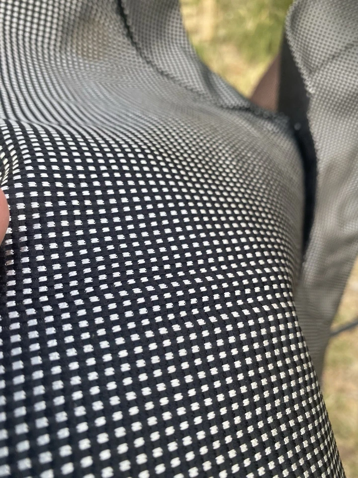 Chaps Ralph Lauren Tuxedo Tux Open Back Vest Black Green Geometric One Size - Image 4 of 4