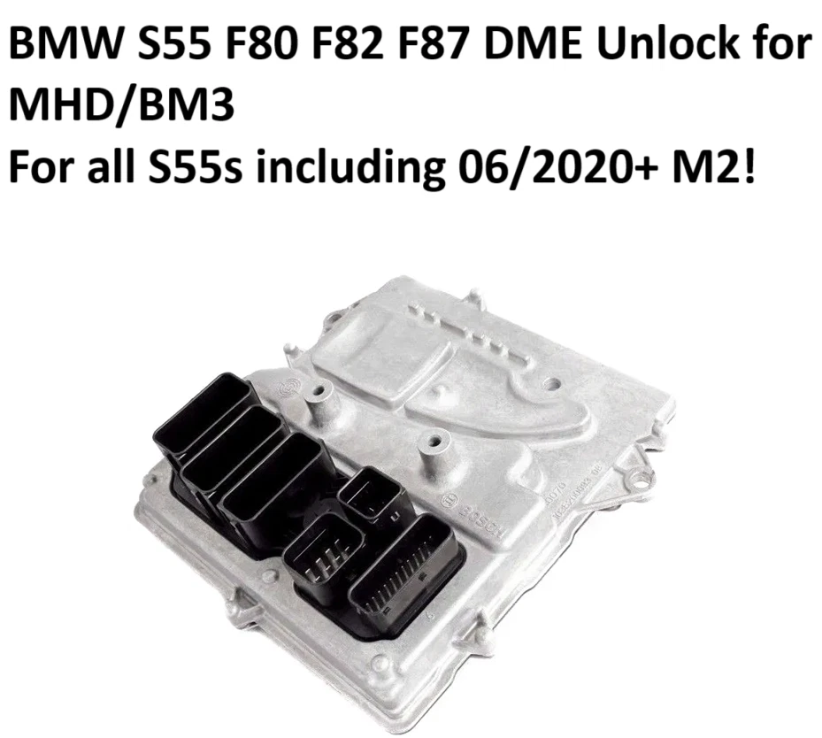 BMW N55 S55 M2 M3 M4 DME Unlock Service MHD BM3 F80 F82 F83 F87 X5 X6 - Image 1 of 2
