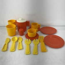 Fisher - Price  Fun With Food  1987 Vintage Childrens Kitchen Toy Accessories