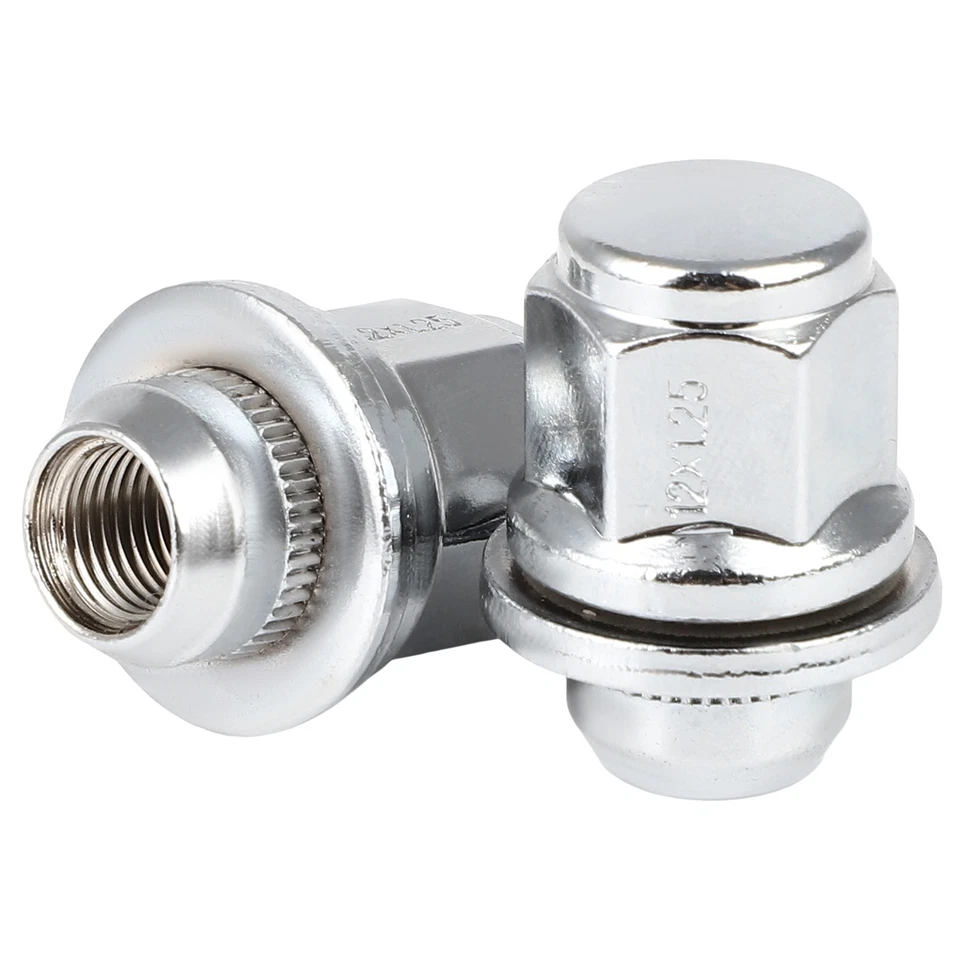 20x 12x1.25 Cromo Mag Estilo Tuercas 38mm Longitud 21mm Tamaño Hexagonal Para Nissan NP300 Foto 2 de 4