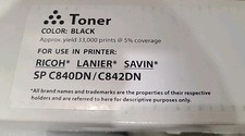 RICOH,LANIER,SAVIN Compatible SP C840DN/SP C842DN, Toner BLACK