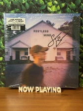 -NEW- Sam Barber "Restless Mind" Opaque Aqua Signed/Autographed Vinyl 2LP
