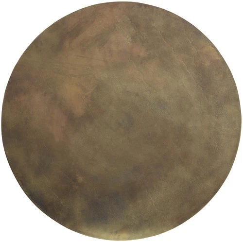 Uttermost 26000 Triplet 38" Diameter Aluminum Table - Oxidized Antique Brass - Picture 3 of 7