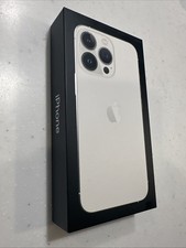 Apple iPhone 13 Pro Silver 128gb - Original Box, Insert, and USB-C Cord Only