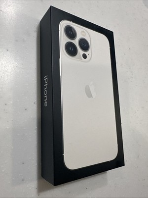 Apple iPhone 13 Pro Silver 128gb - Original Box, Insert, and USB-C Cord Only