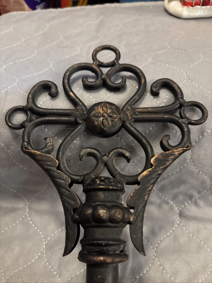 Llave Esqueleto Steampunk Decoración Pared Hierro Color Negro 13" Pared Galería Decorativa Foto 3 de 4