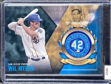 Myers, Wil - 2017 Topps - Jackie Robinson Logo Patch - INV2