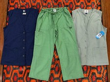 Scrubs Vests And Pants Bundle Size M/L Med Gear Navy And Green
