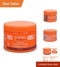 Coconut Curling Cream with Shea Butter for Natural Hair, 12 oz