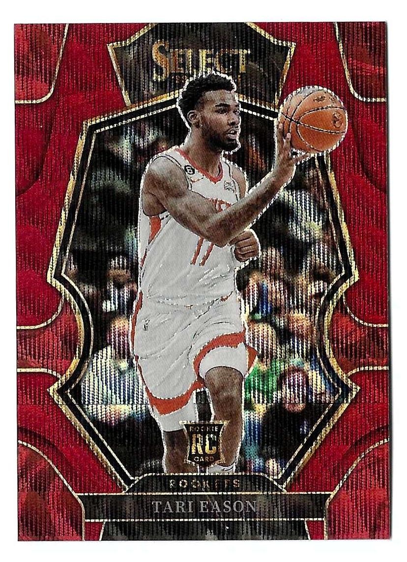 2022-23 Tari Eason Panini Select Red Wave Premier Rookie - Houston Rockets