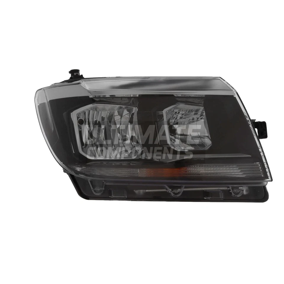 Par de faros delanteros interiores negros para conductor y pasajero VW Crafter Van 2016-> Foto 3 de 4