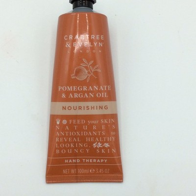 Crabtree & Evelyn Pomegranate & Argan Oil Nourishing Hand Therapy Cream 3.45oz