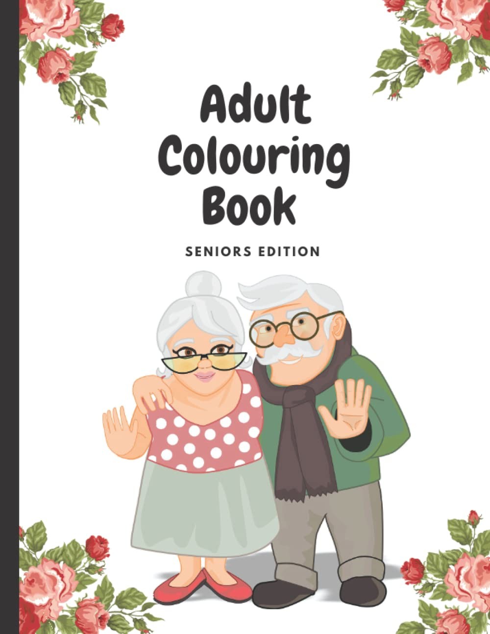 Colouring Book for Seniors, Colouring Book for Dementia Patients, Adult Colouri