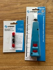 Steren Adjustable Impact Punch Down Tool HER-660  Blade HER-665 BRAND NEW