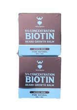 2 Pack MistySprite Biotin Beard Growth Balm 5% Concentration Mystic Hour 60g 2oz
