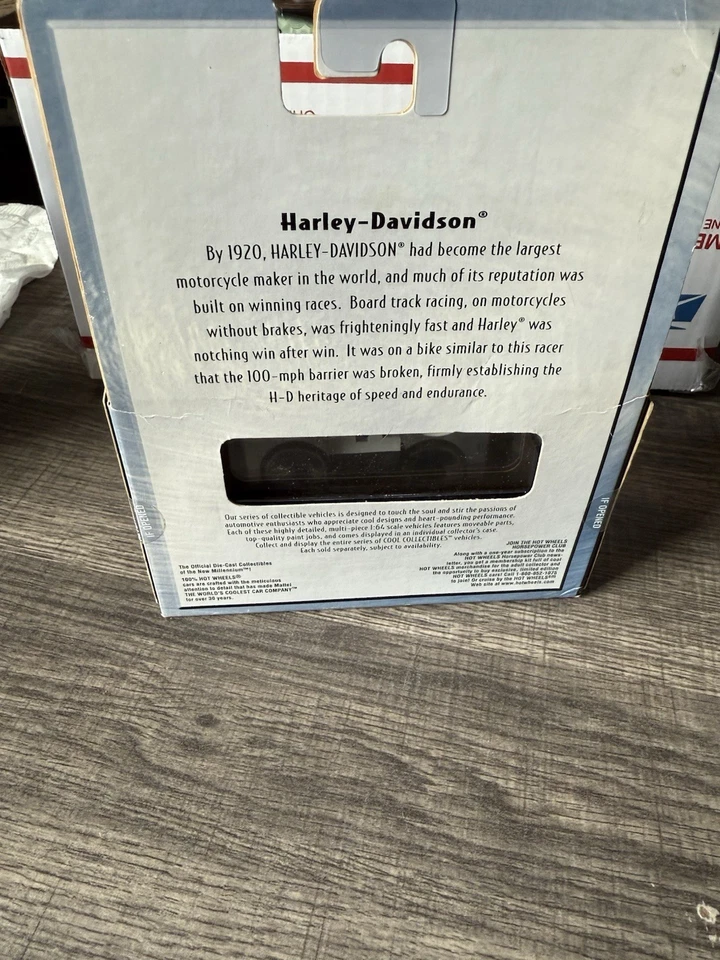 Ограниченный выпуск 1920 Harley Davidson мотоцикл Hotwheels - Изображение 3 из 4