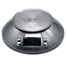 Etekcity EK4150 Digital Food Scale Stainless Steel LCD Display  Temp Sensor