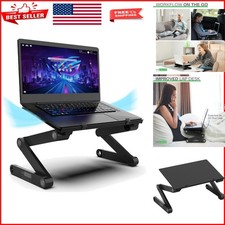Portable Ergonomic Laptop Stand with Cooling - Adjustable Height for Comfort