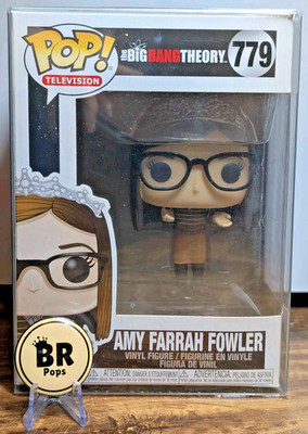 Funko POP! TV The Big Bang Theory TBBT Amy Farrah Fowler #779 mit Popschutz