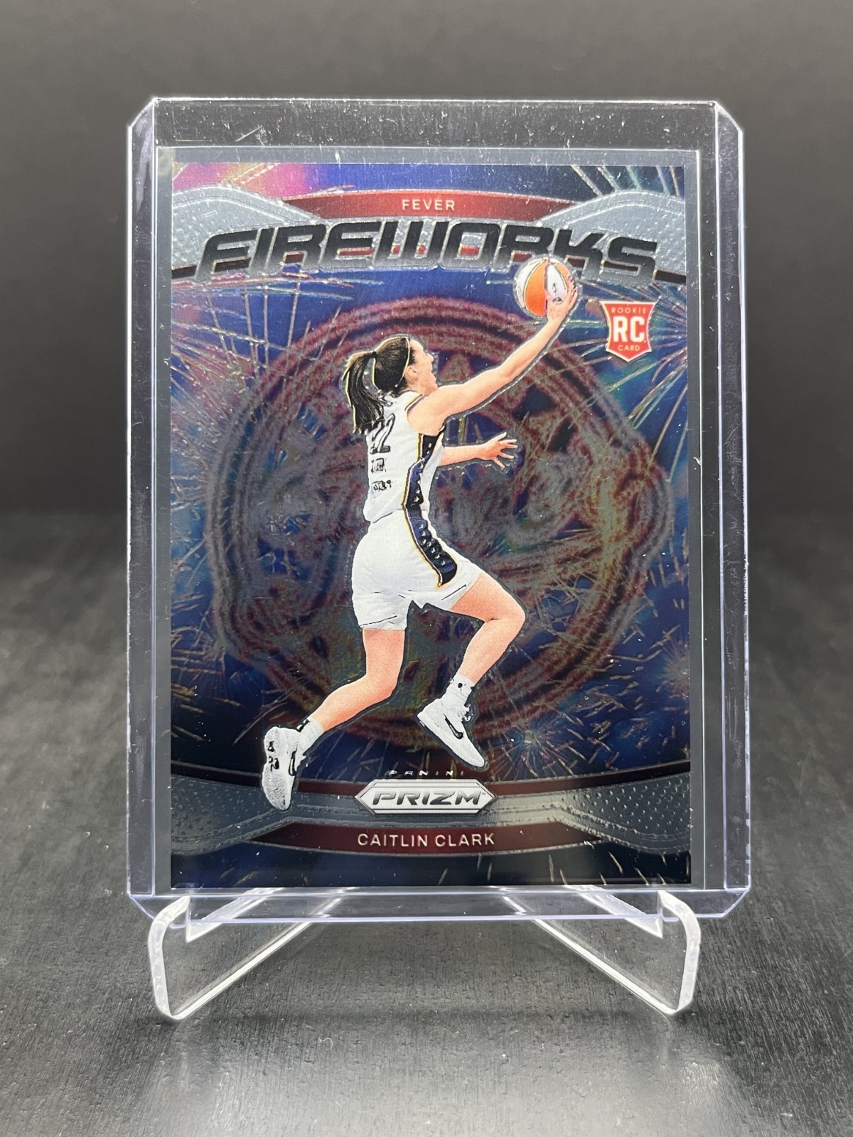 2024 Panini Prizm WNBA Basketball Caitlin Clark RC Rookie Fireworks #13