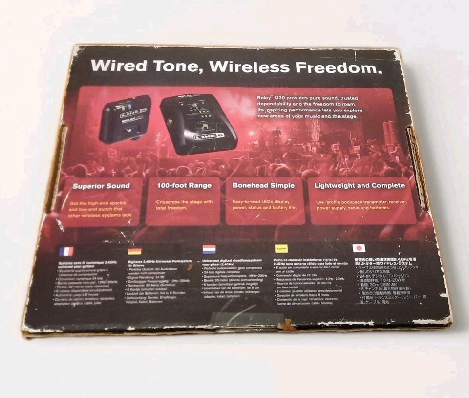 Sistema de guitarra inalámbrico Line 6 Relay G30 RXS06 receptor transmisor Tbp06 Foto 3 de 4