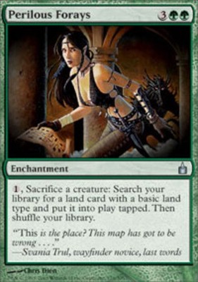 1x Perilous Forays Heavy Play MTG Magic - Kid Icarus -