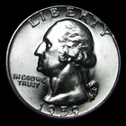 1959-D Silver Washington Quarter Dollar ---- Gem BU Coin ---- #PP713