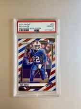2024 Panini Prizm Red/White/Blue Ray Davis ROOKIE PSA 10