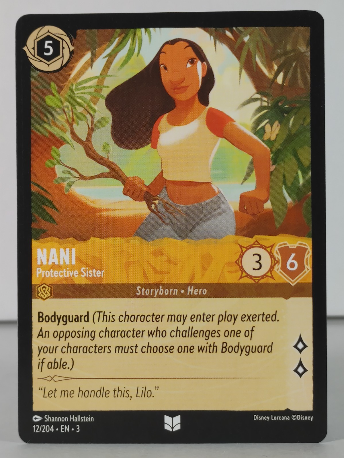 Nani - Protective Sister - LORCANA - Into the Inklands - 12/204 - singles